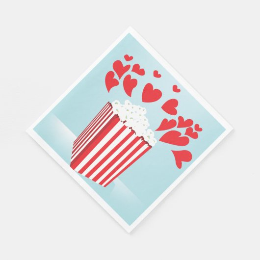 Movie Popcorn Paper Napkins Serviette (Ecke)