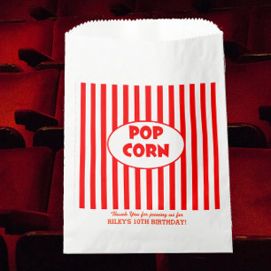 Movie Popcorn Personalisiert Gastgeschenk Bag Geschenktütchen