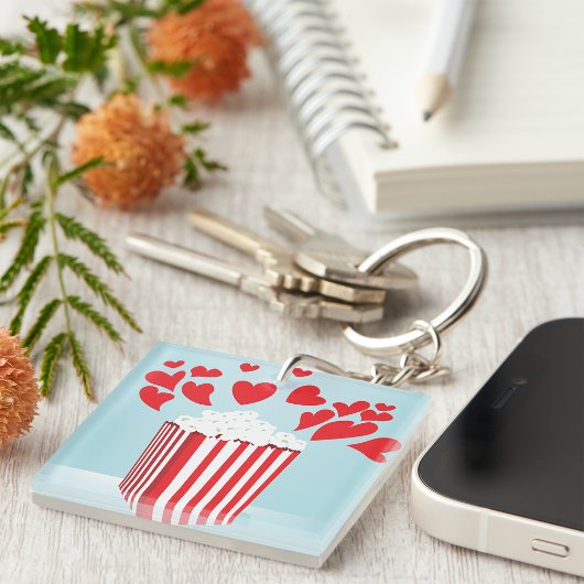 Movie Popcorn Schlüsselanhänger