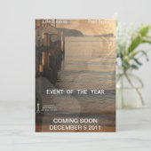 Movie Poster Einladung (Stehend Vorderseite)