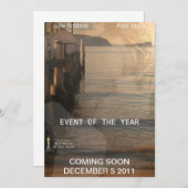 Movie Poster Einladung (Vorne/Hinten)