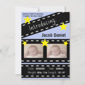 Movie Reel Clapper Board Ankündigung (Vorderseite)