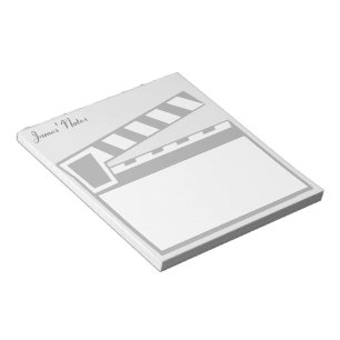Movie Slate Clapperboard Editor Notizblock