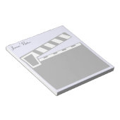 Movie Slate Clapperboard Notizblock (angewinkelt)