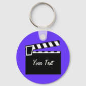 Movie Slate Clapperboard Schlüsselanhänger (Vorderseite)