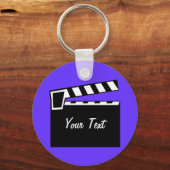Movie Slate Clapperboard Schlüsselanhänger (Vorderseite)