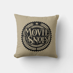 Movie Snob - lustiger Filmliebhaber Kissen