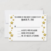Movie Star 16 . Geburtstag RSVP Karte (Rückseite)