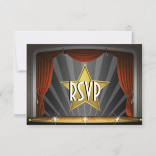 Movie Star 16 . Geburtstag RSVP Karte