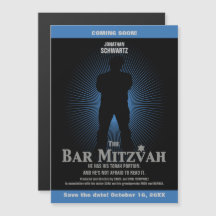 Movie Star Bar Mitzvah Black Navy