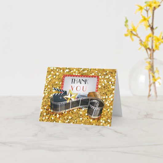 MOVIE STAR BROADWAY Danke Karte (Gelbe Blume)