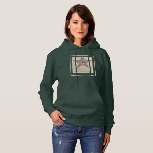 Movie Star Hollywood Boulevard Design Hoodie (Vorne ganz)