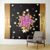 MOVIE STAR HOLLYWOOD BROADWAY Foto-Op Hintergrund Wandteppich (Beispiel (Horizontal))