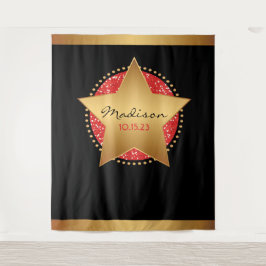 MOVIE STAR HOLLYWOOD BROADWAY Foto-Op Hintergrund Wandteppich