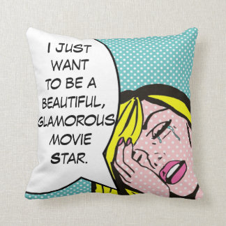 Movie Star Pop Art Throw Kissen