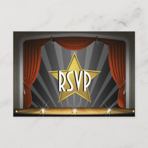 Movie Star UAWG RSVP Karte