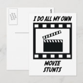 Movie Stunts Postkarte (Vorne/Hinten)