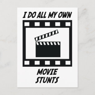 Movie Stunts Postkarte