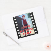 Movie Survival Guide Mascot Square Aufkleber (Umschlag)