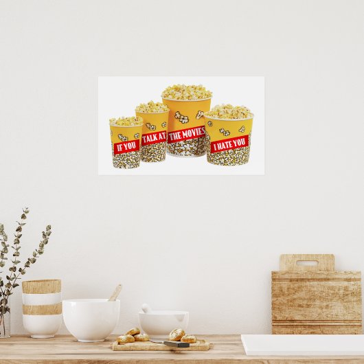 MOVIE-TALKER-Poster Poster (Küche)