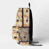 Movie Theater Fun Muster Bedruckter Rucksack (Rechts)