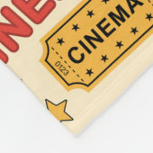 Movie Theater Fun Muster Fleecedecke (Ecke)