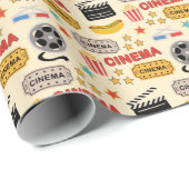 Movie Theater Fun Muster Geschenkpapier (Rolleneckpunkt)