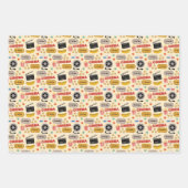 Movie Theater Fun Muster Geschenkpapier Set (Vorderseite 2)