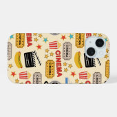 Movie Theater Fun Muster iPhone 15 Hülle (Rückseite (Horizontal))