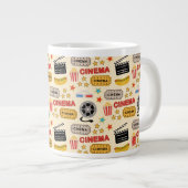 Movie Theater Fun Muster Jumbo-Tasse (Vorderseite Rechts)