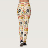 Movie Theater Fun Muster Leggings (Rückseite)
