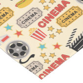 Movie Theater Fun Muster Mittelgroßer Tischläufer (Ecke)