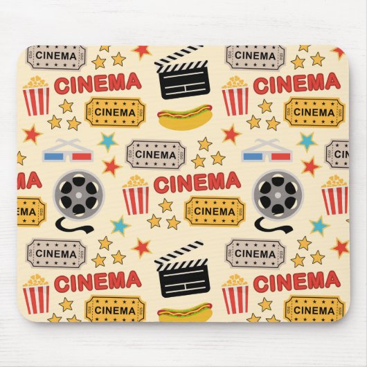 Movie Theater Fun Muster Mousepad (Vorne)