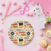 Movie Theater Fun Muster Pappteller (Party)