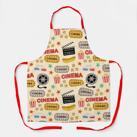 Movie Theater Fun Muster Schürze (Vorderseite)