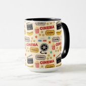 Movie Theater Fun Muster Tasse (VorderseiteRechts)