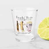 Movie Theater Konzession Stand Hotdog Popcorn Schnapsglas (Vorderseite)