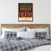 Movie Theater Marquee Zuhause Cinema | INDIVIDUELL Leinwanddruck (Insitu (Schlafzimmer))