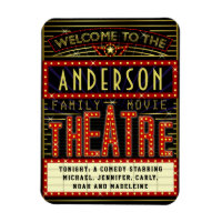 Movie Theater Marquee Zuhause Cinema | INDIVIDUELL