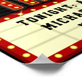 Movie Theater Marquee Zuhause Cinema | INDIVIDUELL Poster (Ecke)