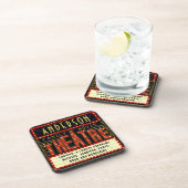 Movie Theater Marquee Zuhause Cinema | INDIVIDUELL Untersetzer (Rechte Seite)