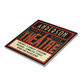 Movie Theater Marquee Zuhause Cinema | PERSONALISI Fliese (Seite)