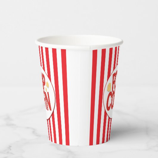 Movie Theater Popcorn Bucket Movies Party Pappbecher (Rechts)