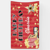 Movie Theater Thema Geburtstag Banner (Vertikal)