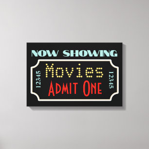 Movie Theater Ticket Cinema - Museo Cantonale d'Ar Leinwanddruck