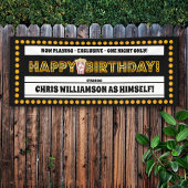 Movie Theme Birthday Banner
