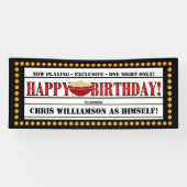 Movie Theme Birthday Banner (Horizontal)
