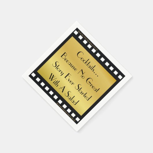 Movie Theme Cocktail Party Napkins Serviette (Ecke)