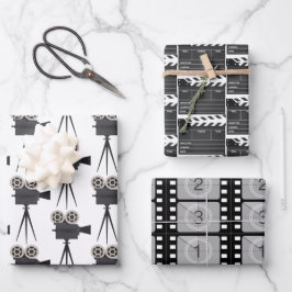 Movie Theme Trio Geschenkpapier Set