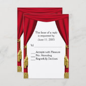 Movie Theme UAWG RSVP Karte (Vorne/Hinten)